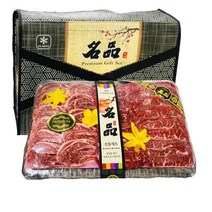[선물용] 청정육우 1+등급 선물세트(4호) 4종모듬 1.8kg, 단품