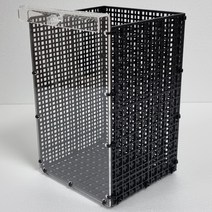 루바망 부화통 큐브형 아크릴 루바망 자연출산 폭번부화통, 가로 18cm. 세로 18cm. 높이 20cm