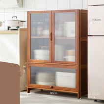 그릇장 스탠드선반 전자렌지 수납장, X1