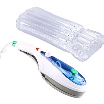 휴대용 여행용 미니 핸디 스팀다리미 핸드헬드 의류 스티머 브러시 1000W 의류용 발생기 수동 가정용, 02 Blue no box_03 UK