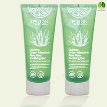 [유기농 풋귤] 저자극 알로에수딩젤 200ml x2개 제주 면세점 알로에베라 수딩젤 민감 피부 진정