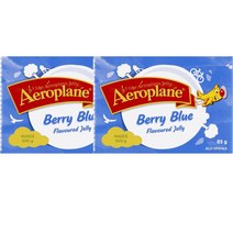 에어로플레인 젤리 베리 블루 85g Aeroplane Jelly Berry Blue 85g, 2팩