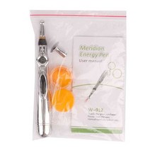 얼굴 리프팅 기계 마사지기 미용기기 전자 경락 레이저 힐링 펜 재료 릴리프 마사지, 01 with 2 gel (opp bag)