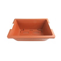 갑조네 채소밭화분 대형화분 플라스틱 미니텃밭화분 홈가드닝, (적색)