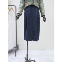 [써스데이아일랜드] 사이드 포켓 코쿤 스커트 T226MSK133W