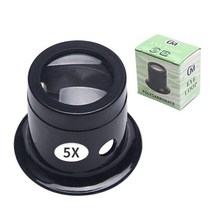 루페 루뻬보석 만들기 도구 휴대용 루페 돋보기 3X/5X/10X /15X /20X 단안 시계 렌즈, 02 5X