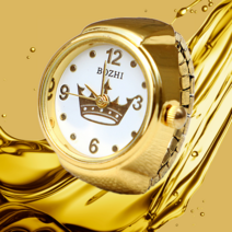 반지시계 Ring Watch BOZHI Crown 왕관 손가락 링시계 +선물포장