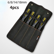 견고한 나무 끌 세트 CRV 강철 조각 치즐 전문 칼 손 도구 기본 상세한 목공 가우 징, [02] 4pcs