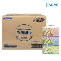 크리넥스 4600361 미용티슈 콤비 280매(2겹) 18각 한박스 갑티슈, 18개