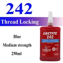 금속 접착제 강력주물용접착제 초강력 50ml/250ml 록타이트 나사 접착제 241 262 263 277 290 271 243 222, 19 loctite 242-250ml