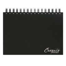 일음쇼핑^^m삼원)크로키하드커버스케치북 B6(CK03 105g 80매)블랙 공책 인물 인물화 화북 크로키 미술준비물일medi^^, ab^^선택없는