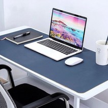 논슬립 양면 데스크패드 책상매트 생활방수 직장선물 취업선물, 특대(90x45), 특대(90x45)_다크브라운