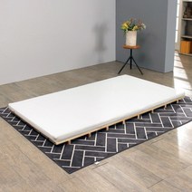 [키즈돔] 견면 키즈폼 벨벳 매트리스 (높이 4.5cm) / 싱글 슈퍼싱글, 슈퍼싱글(110x200cm)