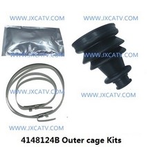 atv부품 4륜바이크부품폴라리스 570 레인저 800 RZR 900 1000 및 브루투스 2013 용 CV 부트 키트 액슬 드, 06 Black