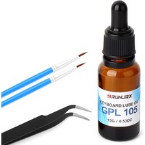 키보드윤활제 키보드구리스 YIMAGUJRX RUNJRX 스위치 윤활유 오일 GPL 105 15g/0.53온스 키보드 스프링, 한개옵션0