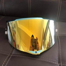 경량 바이크 헬멧 방폭 UV 보호 선 바이저 고글 렌즈 AGV Pista GP RR corsa R GPR 70 주년에 적합 윈드실드, 금