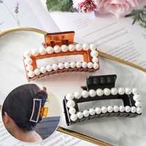 공주마마 앤솔라진주스퀘어집게핀