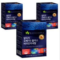 메이플트리 알티지 오메가3 플러스 비타민미네랄 30캡슐x2박스