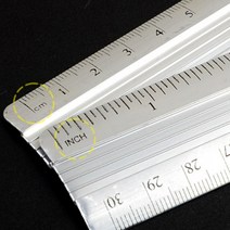 알루미늄자 안전자 쇠자 철자 스틸자 20cm 30cm 잣대, 사이즈
