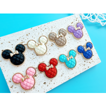 리본 미니 볼마크 골프볼마커 8색상 예쁜골프마크 골프악세사리, 퍼플