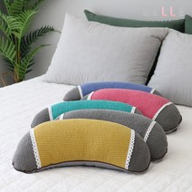 데코벨 피그먼트 분쇄 라텍스 베개 경추베개, 옐로우