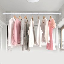 못없이 압축봉 커튼봉 원룸 커튼 걸이 행거봉 건조대, 쿠팡1 1호 50-90cm