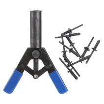 Riveter Guns 리벳건 리베트 리벳 세트 1pc 코어 풀링 리벳 기계 풀러 손, 무작위 색상 처리, 1 세트, 임의 색상 처리_1 세트