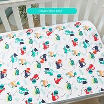 휴대용 기저귀갈이대 기저귀패드 외출용작은 크기 30x40cm 휴대용 새로운 스타일의 신생아 아기 방수 부드, 12 B04 30x45cm