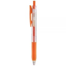 ZEBRA Sarasa 클립 펜 0.7mm 블랙 (JJB15BK) 4414990215, Red Orange