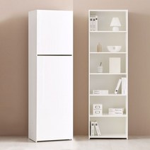 필웰 BC9779 레트라책장겸수납장600(B-완전수납형), 좌측