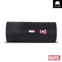 [헬스웨이] 마블히어로 캡틴아메리카 메모리폼 원형 목쿠션, 단품