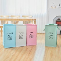 카사루 재활용 분리수거함 4단 대형, 4단대형