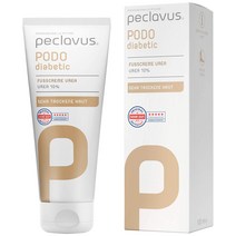 Peclavus PODO 당뇨 건성 피부 발 크림 100ml 우레아 10% 발 관리 보조제, 1개, 1개