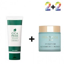 시카 클렌징 폼 살리실산 사춘기 약산성 바하, 시카프라임폼 2개_멀티비타민수분젤 2개