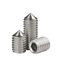 M3M4M5 M6M8 M10 육각 소켓 세트 그럽 알렌 컵 나사 미터법 스프링 플런저, 콘 포인트 나사_25mm5개_M5