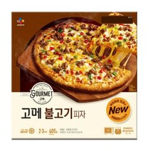 CJ더마켓 냉동 식품 아침 간식 저녁 메뉴 홈파티 집들이 음식 밀키트 고메 클래식 불고기 피자 고르곤졸라 치킨 치즈 스파게티 화덕 콤비네이션 405G, 18개