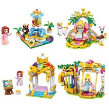 레고 프렌즈 호환 블럭 공주 공원 분수 어린이블록 중국레고 여아, 32011-3