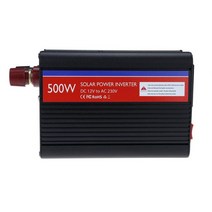 자동차 인버터 캠핑 300W/500W 자동차 전원 인버터 DC 12V-AC 230V 변환기 충전기 어댑터 수정 사인파 소켓, 02 300W Silver
