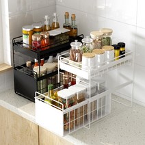 에이치앤아이 슬라이딩 주방선반 주방수납선반 펜트리수납함 RS