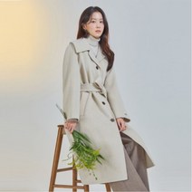로엠 와이드 칼라 벨티드 코트_롱코트_데이트룩 RMJHC4VR17