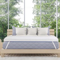 메모리 폼 매트리스 토퍼 트윈 젤 쿨링 통기성 세탁 가능한 섬유 커버 CertiPUR-US 인증 - 5.1cm 2인치, 3INCH Gel Memory Foam, Full