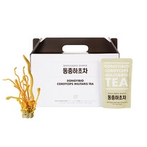동이바이오 동충하초차 엑기스 진액 원액 밀리타리스 동출하초추출액 코디세핀 영지 황기 국내산, 20개입