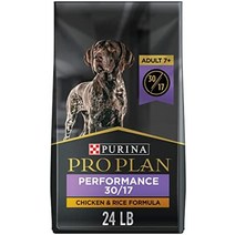 퓨리나 pro plan senior 강아지 사료 with probiotics for 강아지s shredded blend chicken amp, 건식 사료, 새로운 스포츠 치킨  라이스, 24파운드 가방