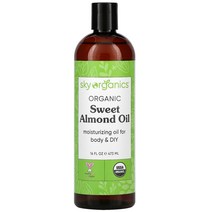Sky Organics 오가닉 스위트 아몬드 오일 473ml16fl oz, 16 액상 온스_캐스터