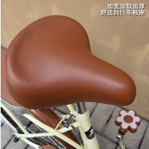자전거 안장 감성 빈티지 클레식 자전거 가죽 안장 쿠션 의자, 상세페이지 참조, 갈색 안장 1개, 상세페이지 참조