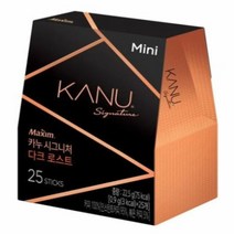 [KT알파쇼핑]카누시그니처다크 미니 22.5g(25입)*1개, 상세페이지참조, S