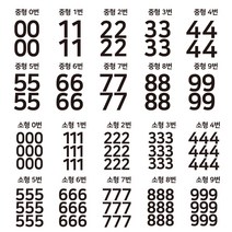 큰 숫자 스티커 대형 번호 티셔츠 옷 다리미 열전사 유니폼 등번호 전사지, 흰색, 특대-7, 1개