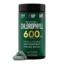 알파 플로우 클로로필 엽록소 600mg 120캡슐