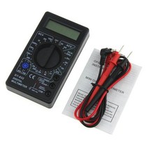 두께측정기 DT-832 디지털 멀티 미터 1999 자동 범위 카운트 AC/DC 앰프 볼트 옴 테스터 전압계 전류계 저항계 커패시턴스, 02 Black