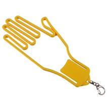 글러브건조기 금속 벅이 있는 플라스틱 골프 장갑 스트레처 홀더 키퍼 행거 지원 프레임 랙 건조기 셰이퍼 액세서리 1 개, 노란색